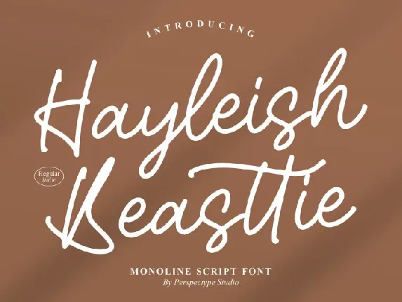 Hayleish Beasttie font