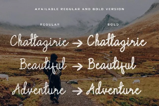 Chattagirie Handwritten font