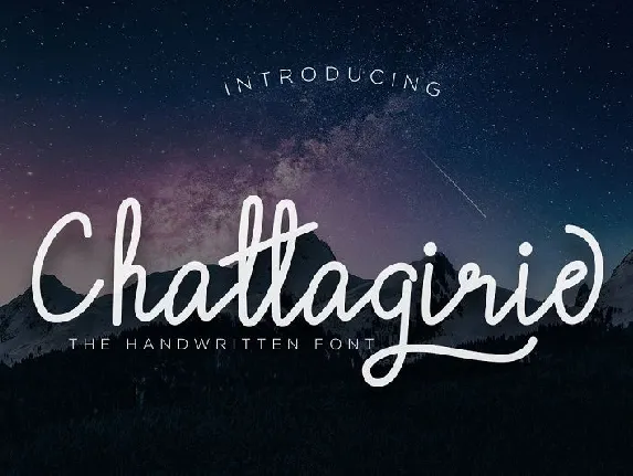 Chattagirie Handwritten font