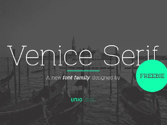 Venice Serif font