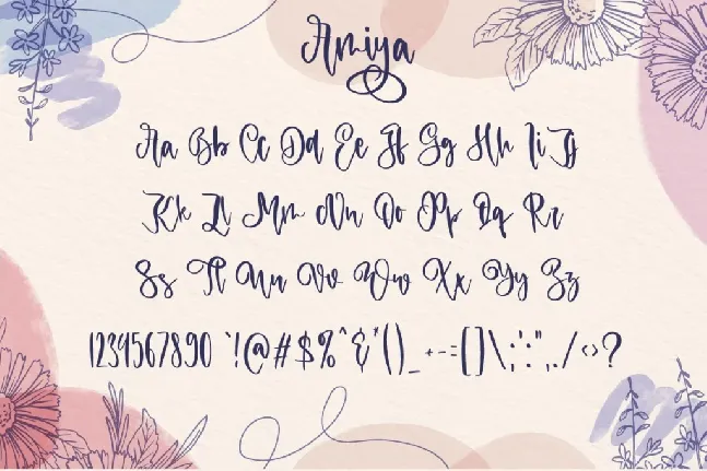 Amiya Personal Use Only font