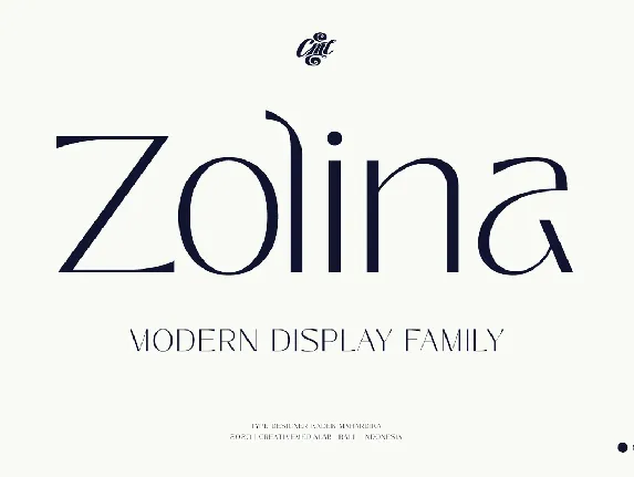 Zolina font