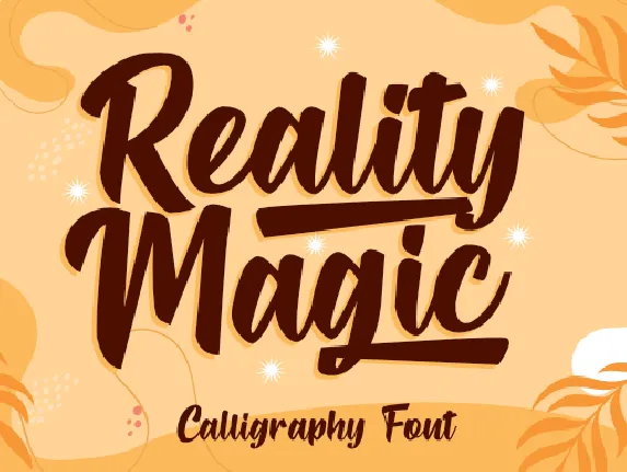 Reality Magic font