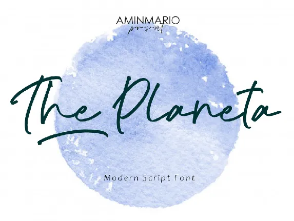 The Planeta font