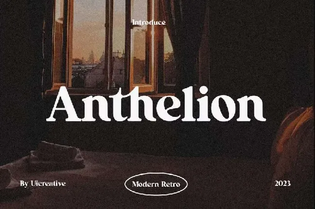 Anthelion font