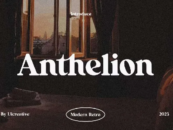 Anthelion font