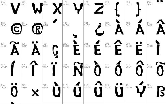 Erasaur font