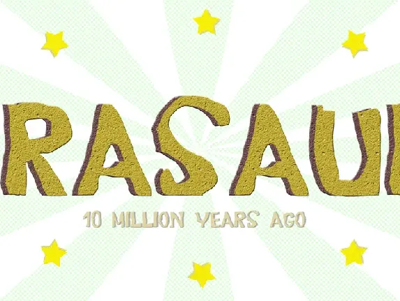 Erasaur font