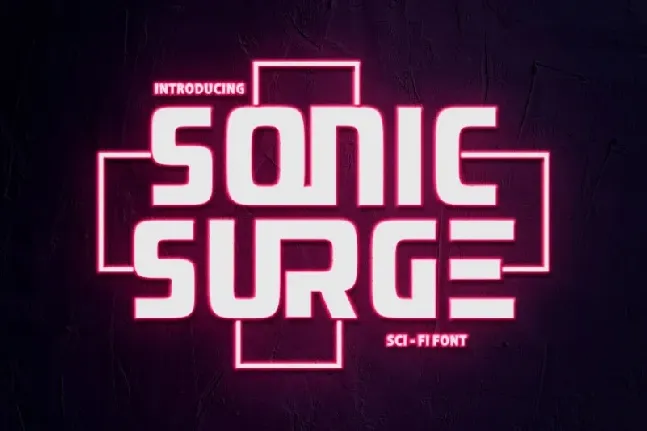 Sonic Surge font