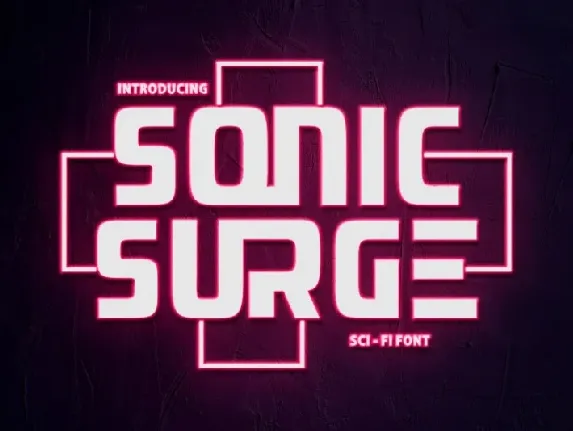 Sonic Surge font