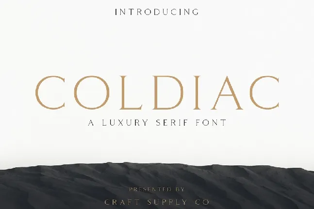 Coldiac Family font