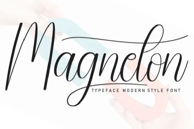 Magneton Script font