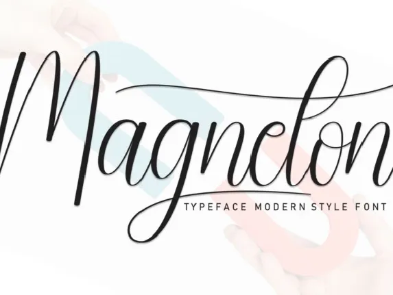 Magneton Script font