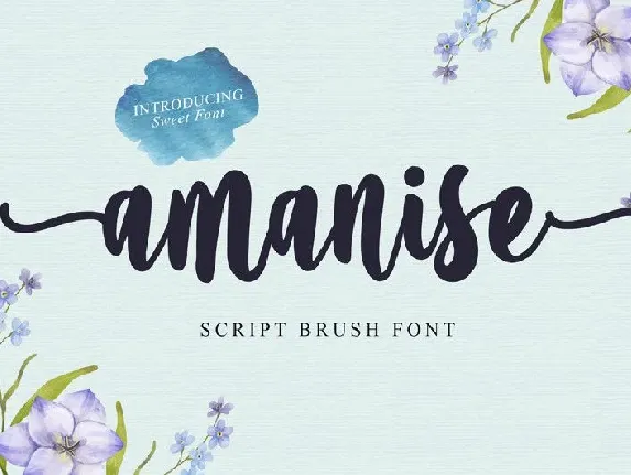 Amanise Script font