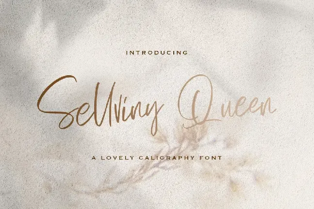 Sellviny Queen font