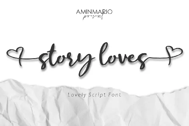 Story Loves font