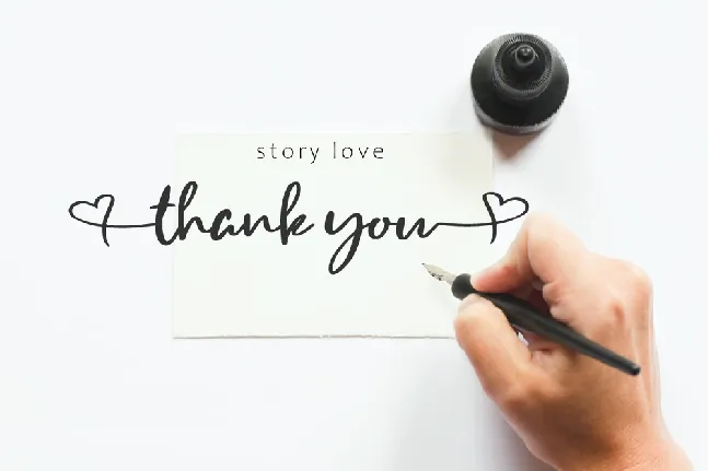 Story Loves font