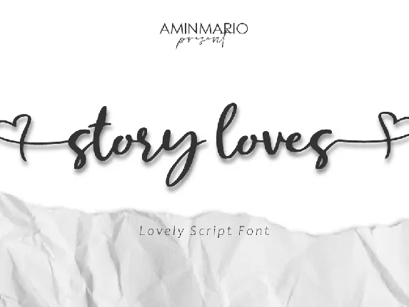 Story Loves font