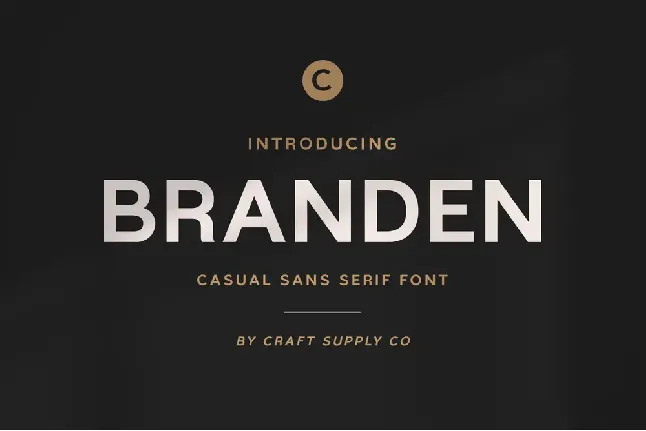 Branden font