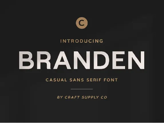 Branden font