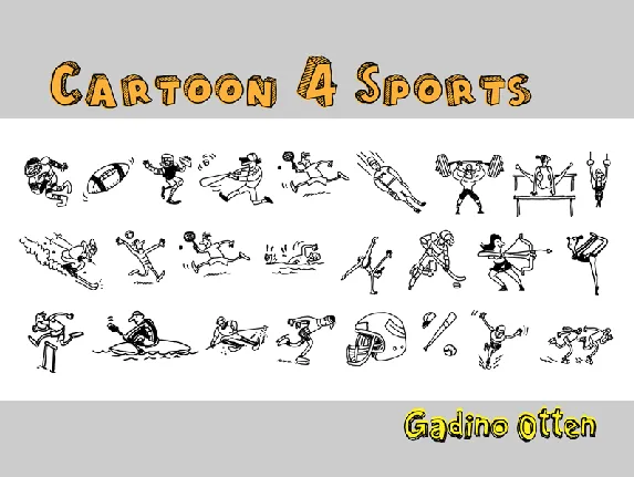 Cartoon 4 Sports font