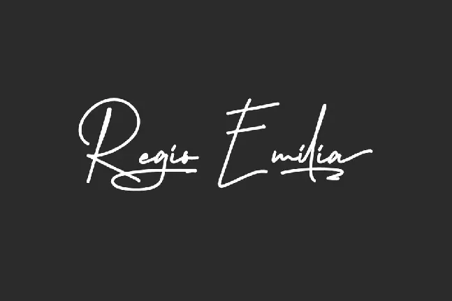 Regio Emilia font