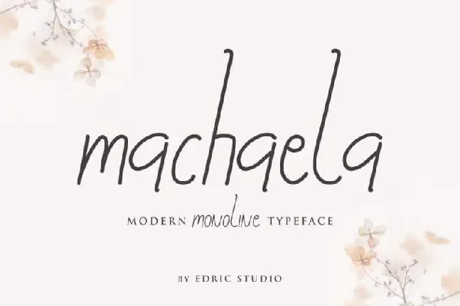 Machaela Handwritten font