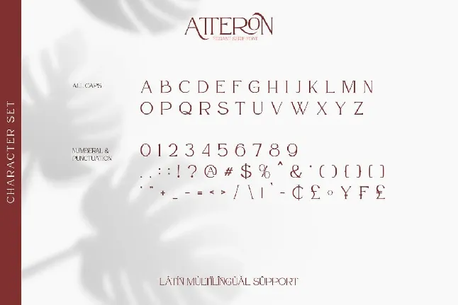 Atteron font