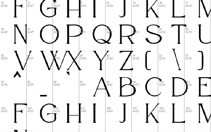 Atteron font