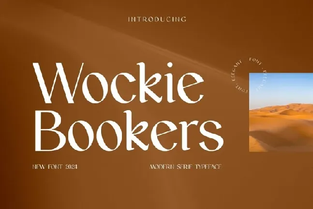 Wockie Bookers font