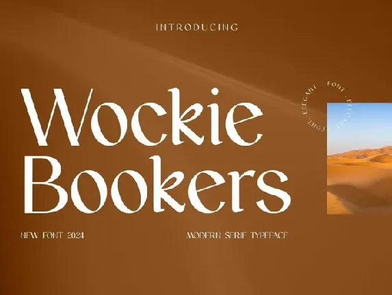 Wockie Bookers font