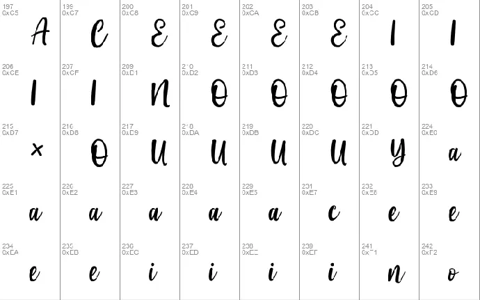 Alfia Personal Use font