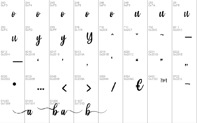 Alfia Personal Use font