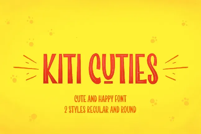 Kiti Cuties font