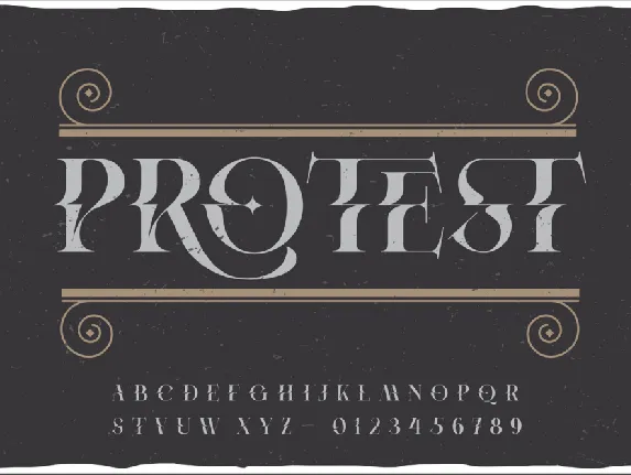 Protest Demo font