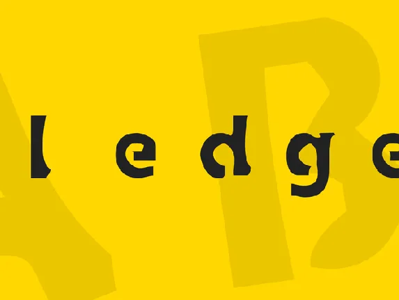 Sledge font