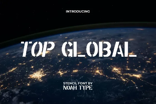 Top Global font