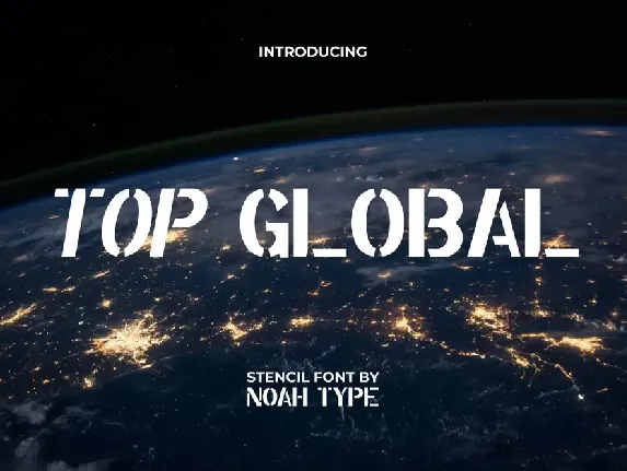 Top Global font