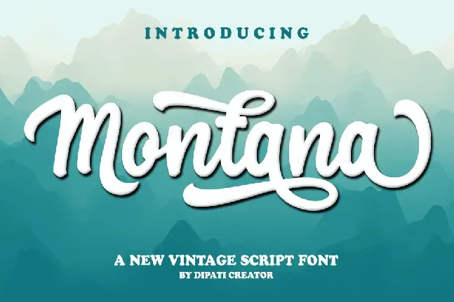 Montana font