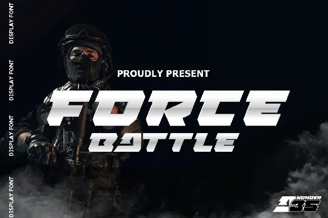 Force Battle font