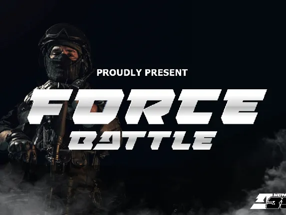 Force Battle font