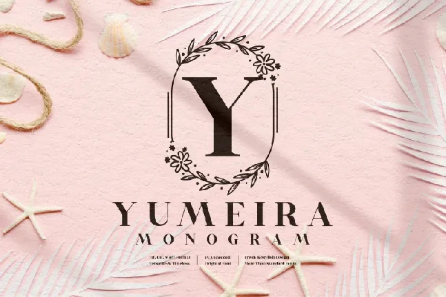 Yumeira Monogram font