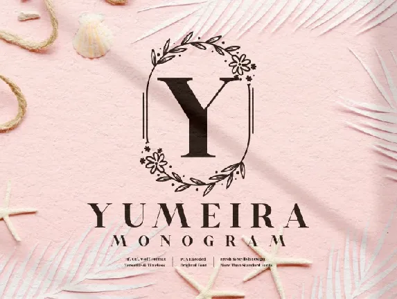 Yumeira Monogram font