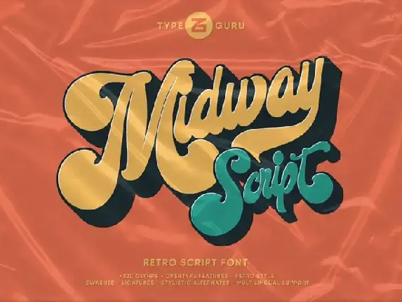 Midway Display font