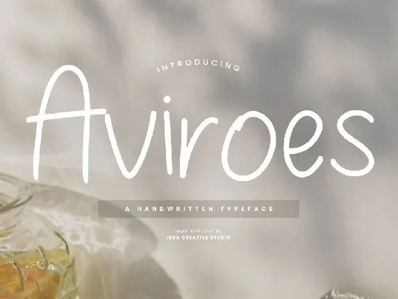 Aviroes Personal Use font