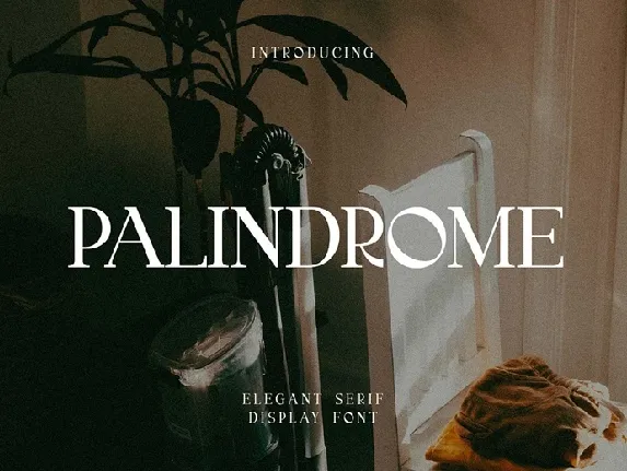 Palindrome font