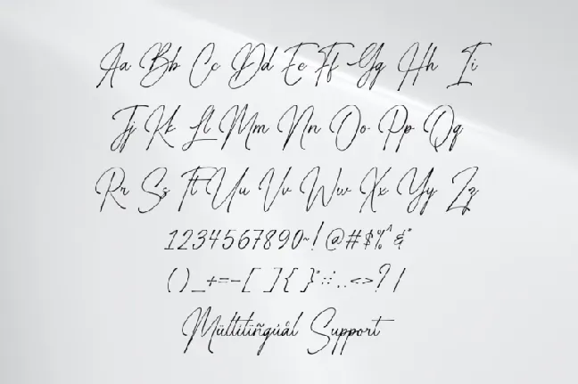 Gasthony Signature font