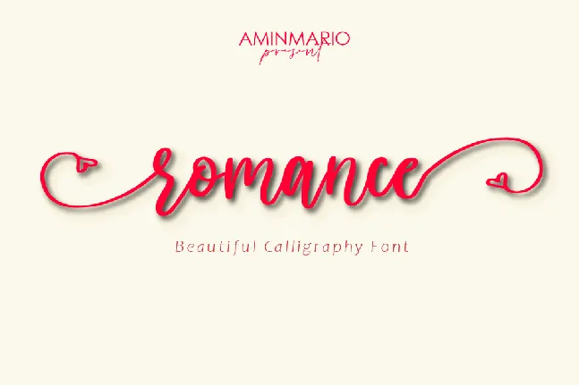 romance font