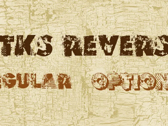 VTKS REVERSO font