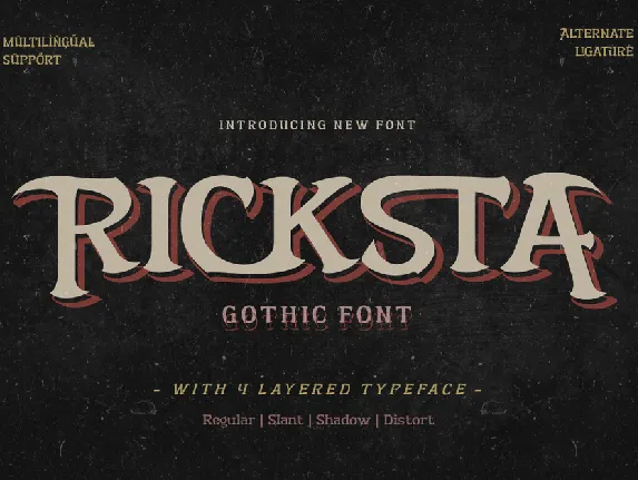 RICKSTA Trial font